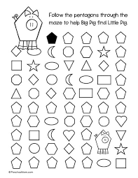 There's no doubt about it, life is going to throw you a curve ball at some time or another. Shape Mazes For Preschoolers Preschool Mom
