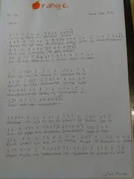Not Lagu Orange