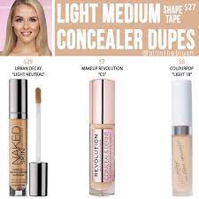 Tarte Light Medium Shape Tape Concealer Dupes All In The Blush