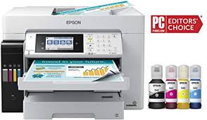 Epson et 8700 printer driver. Fax And Ethernet Epson Workforce Pro Et 8700 Ecotank Wireless Color All In One Supertank Printer With Scanner Copier Inkjet Printers Computers Accessories