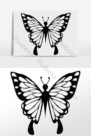 ومن ناحية رسم الكرتون أبيض وأسود فراشة تحلق التوضيح صور png psd تحميل مجاني pikbest white butterfly how to draw hands illustration