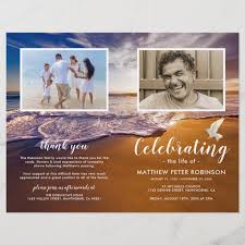 Ocean Dove Funeral Program Funeral Memorial Service Order Of International Shipping Inlovingmemory Funeral Funeralprogram