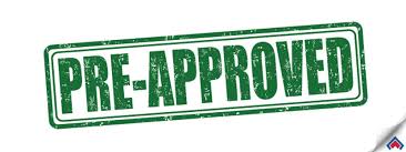 Image result for preapproved