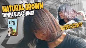 Check spelling or type a new query. Tanpa Bleaching Hasil Warna Semir Rambut Natural Brown Nyu Youtube