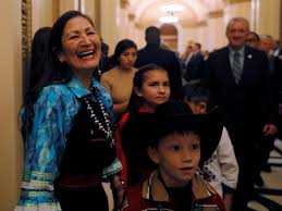 Deb haaland of new mexico addressed democrats on aug. Behind The Scenes As Deb Haaland Makes Us History As One Of The First Two Native American Congresswomen The Independent The Independent
