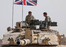 Gavin Williamson The Uk Secretary Of State For Defence Arrives At The Fire Power Demonstation Area In A Bri British Armed Forces Military Vehicles Armed Forces