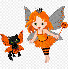 Here you can find all fun with mama's printable packs. Download Transparent Halloween Fairy And Cat 0 S Clipart Png Photo Toppng