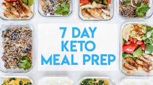 Each meal plan is designed for 1 person. 7 Day Keto Meal Prep Simple Healthy Meal Plan Youtube