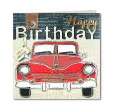 Happy Birthday Images For Him With Cars Classic Car Birthday Card Cars Birthday Birthday Cards Birthday Cards For Him