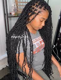Distressed Bohemian Faux Locs Everything You Need To Know Hair Styles Faux Locs Hairstyles Locs Hairstyles
