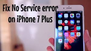 Easy Steps Fix No Service Error On Apple Iphone 7 Plus After Ios 11 Update Youtube