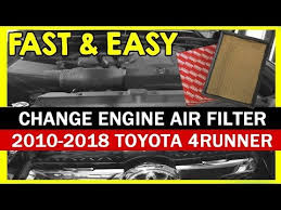 Interested to see how the 2010 toyota 4runner ranks against similar cars in terms of key attributes? Change Toyota 4runner Engine Air Filter 2010 2018 Toyota Air Filter Replacement 5th Generation Youtube