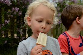 Cookie dough popsicles