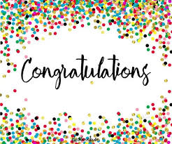 Printable Congratulations Poster With Confetti Background - Etsy |  Congratulations images, Congratulations card, Retirement party sign