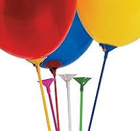 Amazon.com: Bulk Balloon Sticks with Cups (144 colored sticks) Party Supplies : Toys & Games