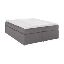 Boxspringbett designer polsterbett bett betten hotel chesterfield hotelbett. Boxspringbett Ohne Kopfteil Bella Mit Visco Topper