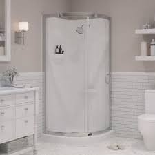 Emma s master bathroom renovation a beautiful. Ove Decors Breeze 32 In L X 32 In W X 76 In H Corner Shower Kit With Reversible Sliding Door And Shower Base Breeze 31 Shower Kit With Walls The Home
