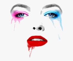 #харли квинн #harley quinn #отряд самоубийц. Face Harleyquin Marvel Joker Batman Insane Cartoon Harley Quinn Makeup Picsart Hd Png Download Transparent Png Image Pngitem