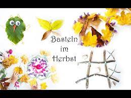 Es ist herbst und meine kinder wollen endlich wieder basteln. Basteln Und Spielen Mit Kindern Im Herbst Ideen Mit Blattern Und Stocken Youtube