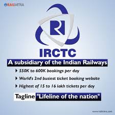 Irctc What S The Tagline Of The Indian Railway Ombudsman How Many Tickets Are Booked Per Day Here S A Great Inf Indian Railways Informative Booking Website
