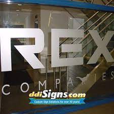 Große auswahl zum günstigen preis. Frosted Glass Office Logo Frosted Glass Decals Etched Office Signs