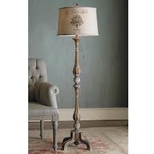 French Provincial Pickled Wood Floor Lamp Ideias De Iluminacao Candeeiros De Pe Candeeiro