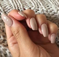 Light Brown Shiny Nails Designs Ballerina Nails Nails