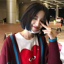 Maybe you would like to learn more about one of these? Korean Women Girls Female Short Hair Wig Head Round Face Red Bob Air Fluffy Bangs Wildwood Small House With Money Wantitall