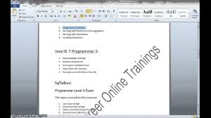 (answer all questions in this section) 1. Java Certification Oracle Certified Java Programmer Oracle Certified Java Associate Youtube