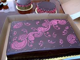 Henna Cakes Mehndi Cake Wedding Sheet Cakes Henna Cake Designs
