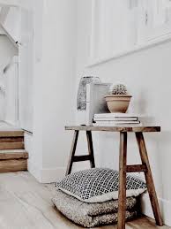 Minimalist Entry With Rustic Console Table And Boho Accessories Cactus Scandi Minimalist Boho Modern Rustic Console Tables Home Decor Interior