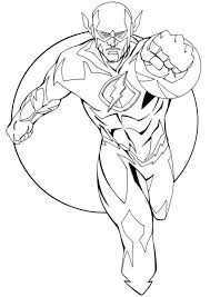 Free Easy To Print Flash Coloring Pages Superhero Coloring Pages Superhero Coloring Cartoon Coloring Pages