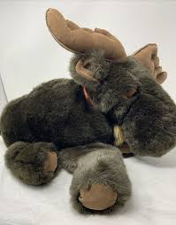 Fancy Zoo Plush Moose 16 Floppy Brown Soft Bean Stuffed Animal A A Company Fancyzoo