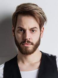 34 Medium Haircuts For Mens 2017 2018 Side Sweep Texture Avedamadison Beard Styles Short Mens Hairstyles With Beard Patchy Beard Styles