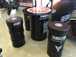 Oil Drum Furniture Custom Made For North Star Yamaha S New Store At North Lakes Complete With The Yamaha T Oil Drum Oil Barrel Painting Outdoor Wood Furniture