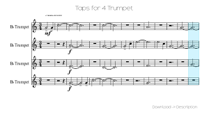 One enticing offer from virtual sheet music is their annual membership, giving you unlimited downloads of vsn titles, and half price on all titles from the hal. Taps For 4 Trumpet Youtube