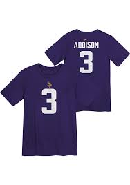 Jordan Addison Minnesota Vikings Boys NN Short Sleeve T-Shirt
