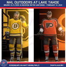 10 points philly wings legion of gloom trostol. Retro Uniforms For Nhl Outdoors At Lake Tahoe 2021 Sportslogos Net News