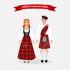 Most scottish people are very open and welcoming. Scottish Traditional Clothes People Culture Scotland Clothing Royalty Free Cliparts Vectors And Stock Illustration Image 50636952