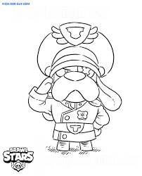 Zooba mod apk (vip) unlimited skills, gems. Colonel Ruffs Brawl Stars Coloring Pages 2021 Printable
