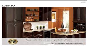 Cambria Java Dark Brown Kitchen Cabinets Home Corner Base Cabinet