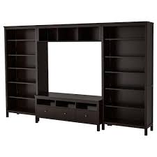 Brimnes Tv Storage Combination Glass Doors Black 126x16 1 8x74 3 4 Ikea In 2020 Hemnes Tv Storage Ikea Hemnes