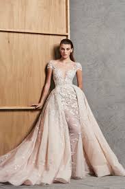 Lace Detailed Sweetheart Neck Ballgown With Detachable Skirt Off The Shoulder Sleev Wedding Dresses Zuhair Murad Wedding Dresses Kleinfeld Zuhair Murad Bridal