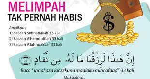 Pasti ada sesuatu untuk semua…. 7 Zikir Mudah Menjemput Rezeki Kalau Diamalkan Anda Akan Terkejut Rezeki Datang Tak Pernah Habis