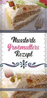 Nusstorte Grossmutters Rezept Easy Dessert Recipes Quick Cake Recipes Pear Coffee Cake Recipe