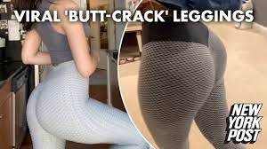 TikTok's viral Amazon 'butt-crack' leggings made me feel naked | New York  Post - YouTube