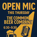 Open Mic at the Common Beer Company