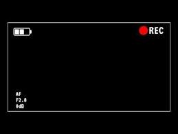Camcorder Hud Overlay Stock Motion Graphics Youtube Overlays Camcorder Video Template