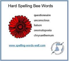 Hard Spelling Bee Words Can You Spell These
