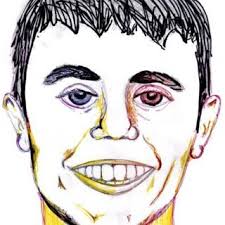 Detail from Andrea's self-portrait.